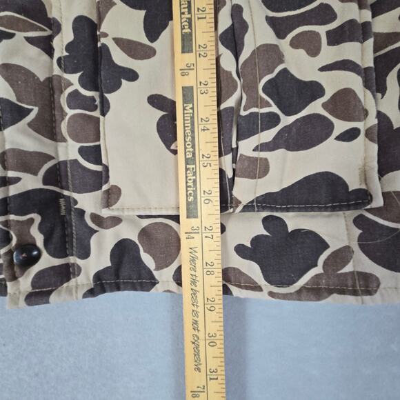 Vtg Sports Afield Insultated Camo Men's Hooded Full Zip Hunting Jacket Medium - Picture 11 of 15
